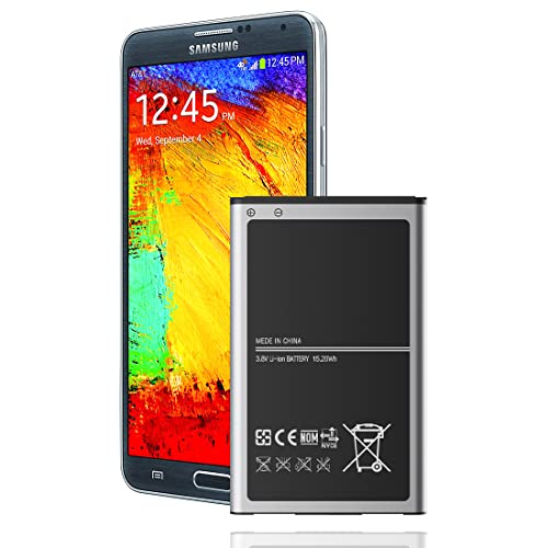 4000 mAh Akku für Samsung Galaxy Note 3, [neu aktualisiert] Li-Ionen-Ersatzakku für Samsung Note 3 N9000, N9005 LTE, AT&T N900A, Verizon N900V, Sprint N900P, T-Mobile N900T