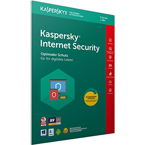 Kaspersky Internet Security 2018 Standard | 5 Geräte | 1 Jahr | Windows/Mac/Android | Download