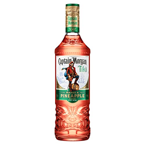 Captain Morgan Tiki | Köstlich-fruchtiger, aromatischer Rum | mit Ananas- und Mango-Geschmack | 25%vol | 700ml Einzelflasche |