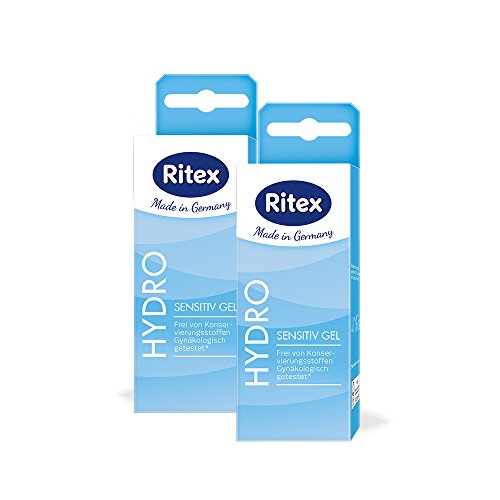 Ritex HYDRO GEL, Sensitiv Gleitgel wasserbasiert, 100 ml, Made in Germany