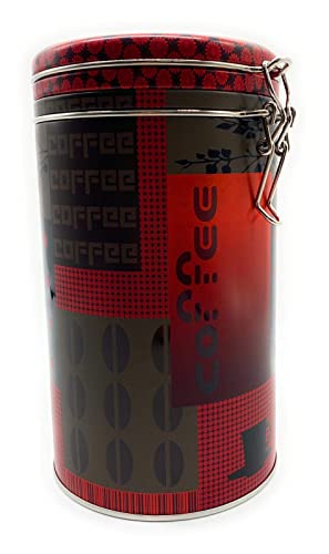 Perfekto24 Kaffeedose luftdicht 500g - die Kaffeedose hält Kaffeebohnen/Pulver länger frisch - Kaffeedose Retro - Kaffeedose 500g Bohnen