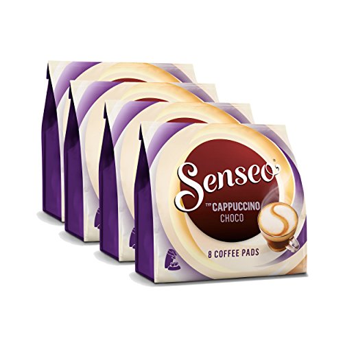 Senseo Kaffeepads Cappuccino Choco, 4er Pack, 4x8 Pads