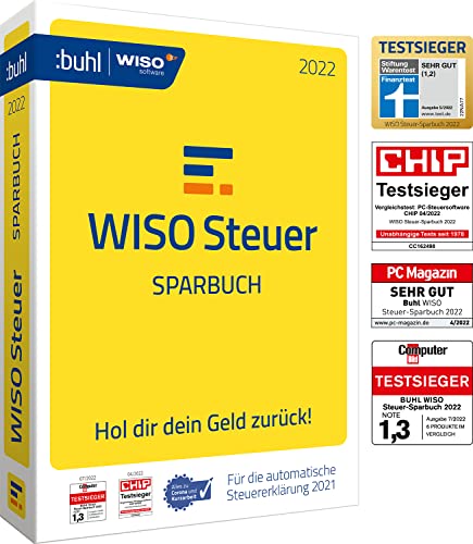 WISO Steuer-Sparbuch 2022 (für Steuerjahr 2021|Standard Verpackung)