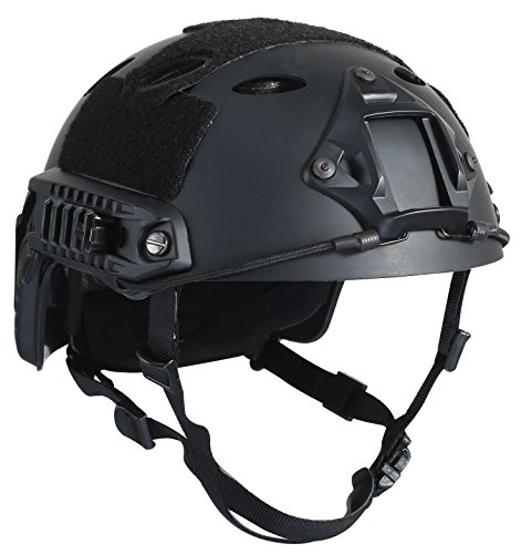 OneTigris PJ Mode Leichtbau Taktische Schnelle Helm für Airsoft Paintball (Schwarz)