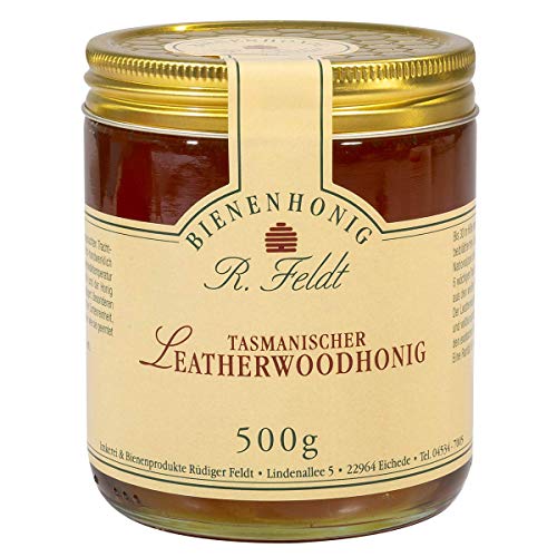Leatherwood Honig, 500 Gramm, Geschmeidiger Honig aus Tasmanien, Scheinulmen Honig, ohne Zusatzstoffe - Bremer Gewürzhandel
