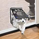 PETLESO Haustierklappe für Fliegengittertür Katzenklappe Fliegengitter mit Magnetverschluss Einfache Installation Hundetür für Katzen/Hunde (29 cm * 24 cm)