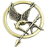 H & H UK Hunger Games Mockingjay Pins Film-inspirierte Brosche Fang Feuer Cosplay Kostüm Must Have - 01 Bronze
