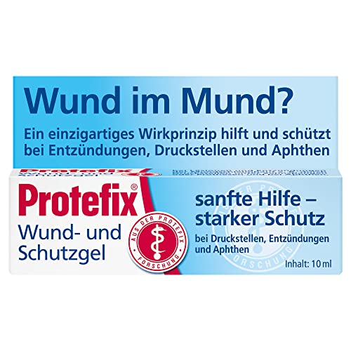 Protefix Wund & Schutz Gel – Sanfte Hilfe bei Druckstellen von Prothesen oder Zahnspangen – 10 ml Gel
