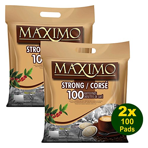 2 x MAXIMO Kaffeepads Strong 100 Pads