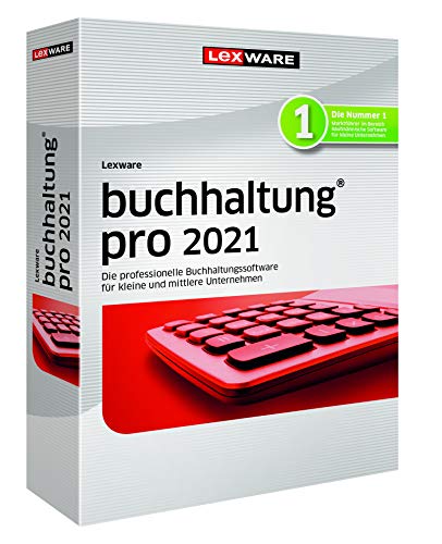 Lexware buchhaltung 2021|pro-Version Minibox (Jahreslizenz)|Einfache Buchhaltungs-Software für Freiberufler|Kompatibel mit Windows 8.1 oder aktueller|Pro|3|1 Jahr|PC|Disc