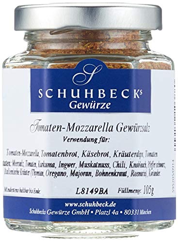 Schuhbecks Tomaten-Mozzarella Salz, 3er Pack (3 x 105 g)