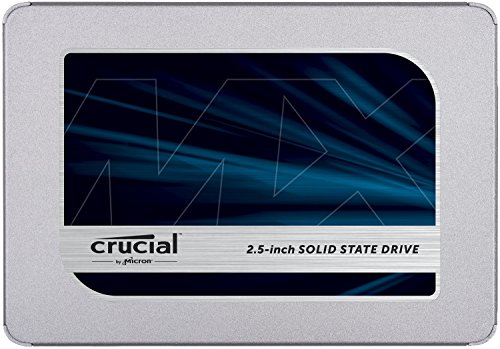 Crucial MX500 250GB 3D NAND SATA 2,5 Zoll Internes SSD, Bis zu 560 MB/s - CT250MX500SSD1