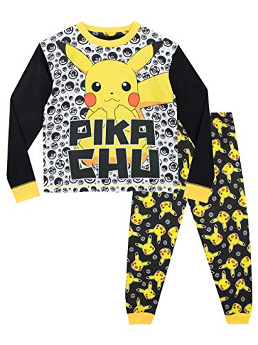 Pokemon Jungen Pikachu Schlafanzug Mehrfarbig 122