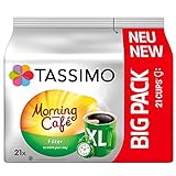 Tassimo Kapseln Morning Café Filter XL, 105 Kaffee Kapseln im Big Pack, 5er Pack (5 x 21 Getränke) 787 g