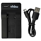 vhbw USB Akkuladegerät kompatibel mit Kyocera Yashica Elite 3300 Digitalkamera, Camcorder, Action Cam-Akku - Ladeschale