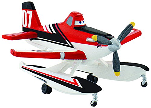 Bullyland 12917 - Spielfigur, Walt Disney Planes 2, Dusty Crophopper Wasserflugzeug, ca. 7 cm