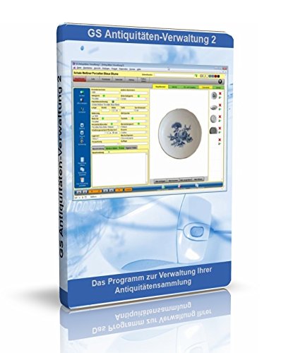 GS Antiquitäten-Verwaltung 2 - Software zur Verwaltung von Antiquitäten - Datenbank Programm zur Antiquitätenverwaltung