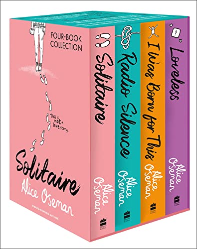 Alice Oseman Four-Book Collection Box Set (Solitaire, Radio Silence, I Was Born For This, Loveless): From the YA Book Prize winning author