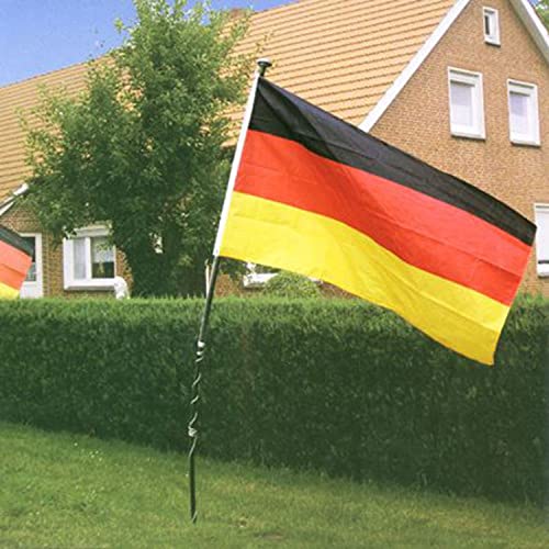 Deutschland-Fahne 150x90cm Fußballfahne Gartenfahne Balkonfahne Fanartikel