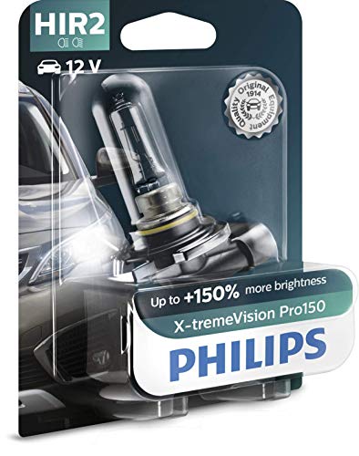 Philips X-tremeVision Pro150 HIR2 Scheinwerferlampe +150%, Einzelblister, 561828, Single blister