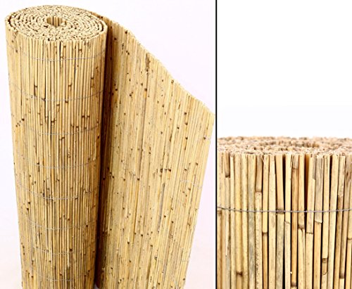 Bambus-Discount Schilfrohrmatte Premium, 180 x 300cm Sichtschutzmatte von Bambus-Discount Schilfmatten