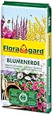 Floragard Blumenerde 1x20 L - Universalerde für Zimmer-, Balkon- und Kübelpflanzen - mit Ton und Langzeitdünger - 20 Liter