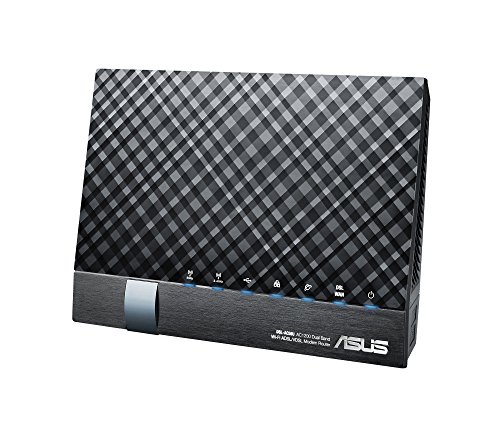 Asus DSL-AC56U Modem Router (EU + DE-Version Annex A B J, WiFi 5 AC1200 MIMO, 4x Gigabit LAN, Multifunktion USB 2.0)