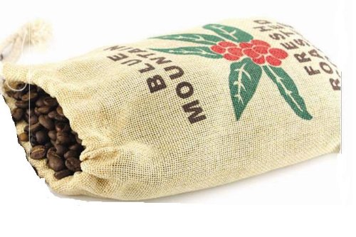 Kaffeesack - Kaffeesäckchen Jamaika Blue Mountain für ca. 250 g Kaffee