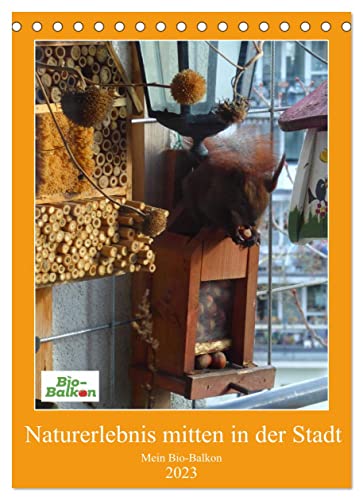 Mein Bio-Balkon: Naturerlebnis mitten in der Stadt (Tischkalender 2023 DIN A5 hoch), Calvendo Monatskalender