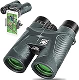 Sarblue 10x42 Fernglas für Erwachsene mit Smartphone-Adapter, BAK4 Prisma und FMC-Objektiv, HD Profi-Fernglas - für Vogelbeobachtung Reisen Sternengucker Jagd Wildtiere beobachten Outdoor