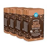 Amazon-Marke: Happy Belly Gemahlener Kaffee Caffè Intenso, 1 kg (4 x 250 g) – Rainforest Alliance-Zertifizierung