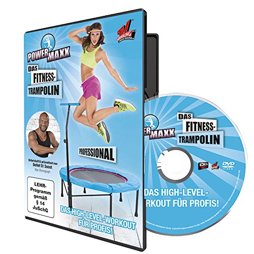 TV unser Original Trainings DVD Power Maxx Fitness Trampolin Professional, 00178