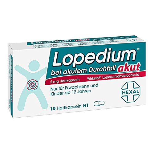Lopedium akut bei akutem Durchfall Hartkapseln, 10 St