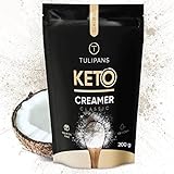 Tulipans MCT Creamer Classic für Keto-Coffee | Keto-Kaffee Creamer ohne Zucker-Zusatz | Keto Creamer für Kaffee, Primal Coffee, Porridge, Shakes & Keto Snacks mehr | 200 g Kaffeeweißer Pulver