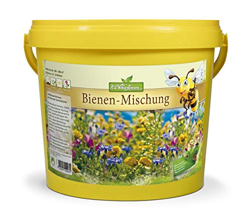 N.L.Chrestensen BIG Eimer - Ein Paradies für alle Insekten, Bienenweide, Bienenfreundliche Mischung Blumensaatgut, Mehrfarbig