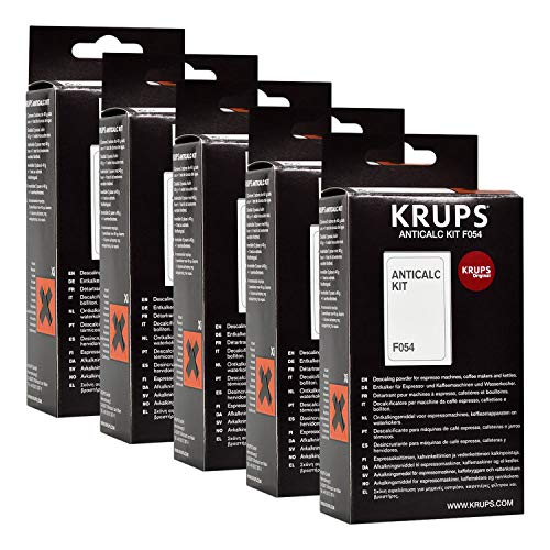 Krups Anticalc Kit* F054 Entkalker, Kalkreiniger, Kalkentferner, 5er Pack