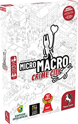 Pegasus/Spielwiese 59060G MicroMacro: Crime City (Edition Spielwiese) *Spiel des Jahres 2021*