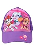 Paw Patrol Kappe für Mädchen Kinder Cap Basecap Baseballkappe Sonnenschutz Lila/Rosa