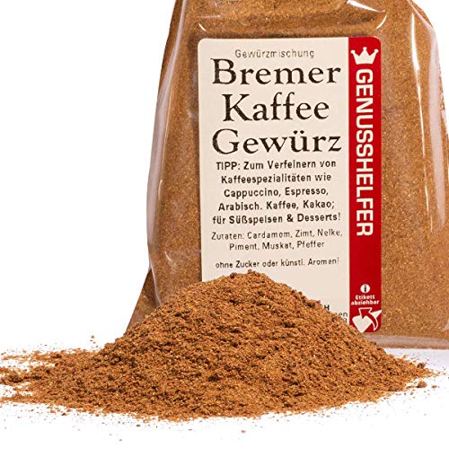 Bremer Gewürzhandel - Kaffee-Gewürz 50 Gramm gemahlen - Gewürz für Kaffee, Tee oder Kakao - ohne Geschmacksverstärker