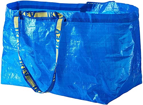 Ikea FRAKTA torby w kolorze niebieskim; (71l); 10 sztuk