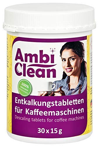 AmbiClean Entkalkungstabletten für Kaffeevollautomaten (30 Tabletten)