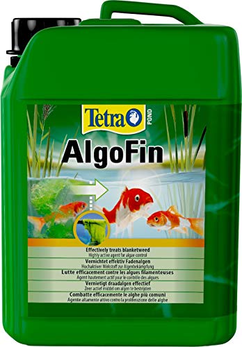 Tetra Pond AlgoFin Teich Algenvernichter - wirkt effektiv bei Fadenalgen, Schwebealgen und Schmieralgen im Gartenteich, 3 L