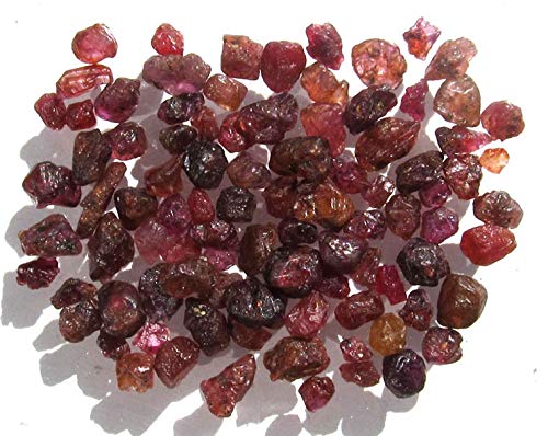 Edel-Depot Rubin Kristalle, 50 Ct. Rohsteine aus Madagaskar, Rohedelsteine
