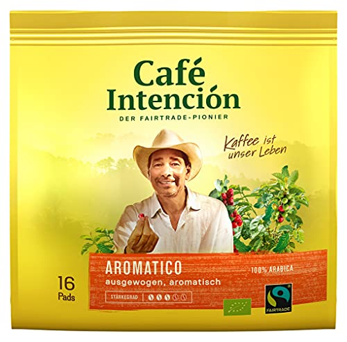 Kaffeepads AROMATICO von Café Intención, 6x16 Stück