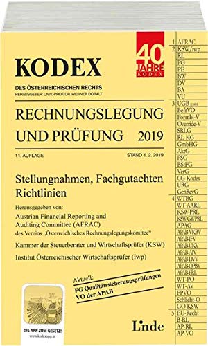 KODEX Rechnungslegung und Prüfung 2019 (Kodex des Österreichischen Rechts)