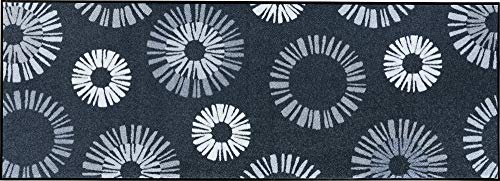 Erwin Müller Fußmatte, Schmutzfangmatte, Sauberlaufmatte grau Größe 80x200 cm - rutschfest, langlebig, pflegeleicht, für Fußbodenheizung geeignet