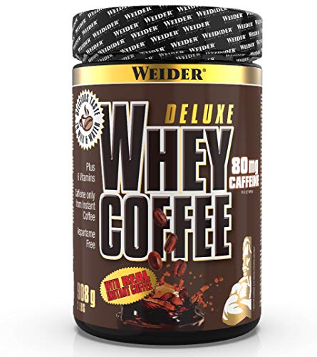 WEIDER Whey Coffee Protein Shake Eiweißpulver mit echtem Kaffee, 908 g, Fitness