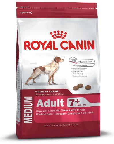Royal Canin Medium Adult, 7+, 15 kg, 1er Pack (1 x 15 kg Packung), Hundefutter