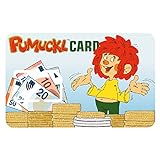 PumucklCard Taschengeldkarte mit Hülle - Kinder & Jugendliche erlernen spielerisch den Umgang mit Taschengeld ohne Bargeld oder Geldbörse, Weiß