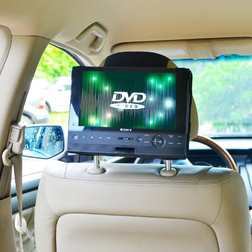 Auto Kopfstützenhalterung für Drehgelenk & Flip 10 Zoll DVD-Player Kfz Halterung Kopfstütze - von TFY